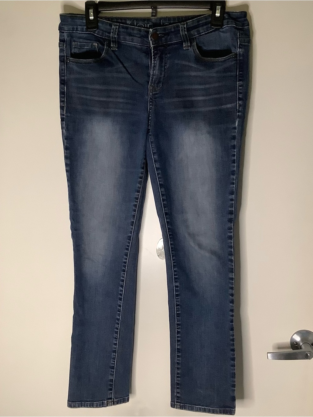 Calvin Klein Ultimate Skinny Jeans Dark Wash Blue Size 10P 30x27
